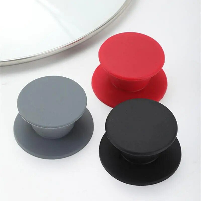 Silicone Pan Handle Cover Heat Insulation Covers Pot Ear Clip Non-slip Steamer Casserole Pan Handle Holder 1Set Kitchen Tool
