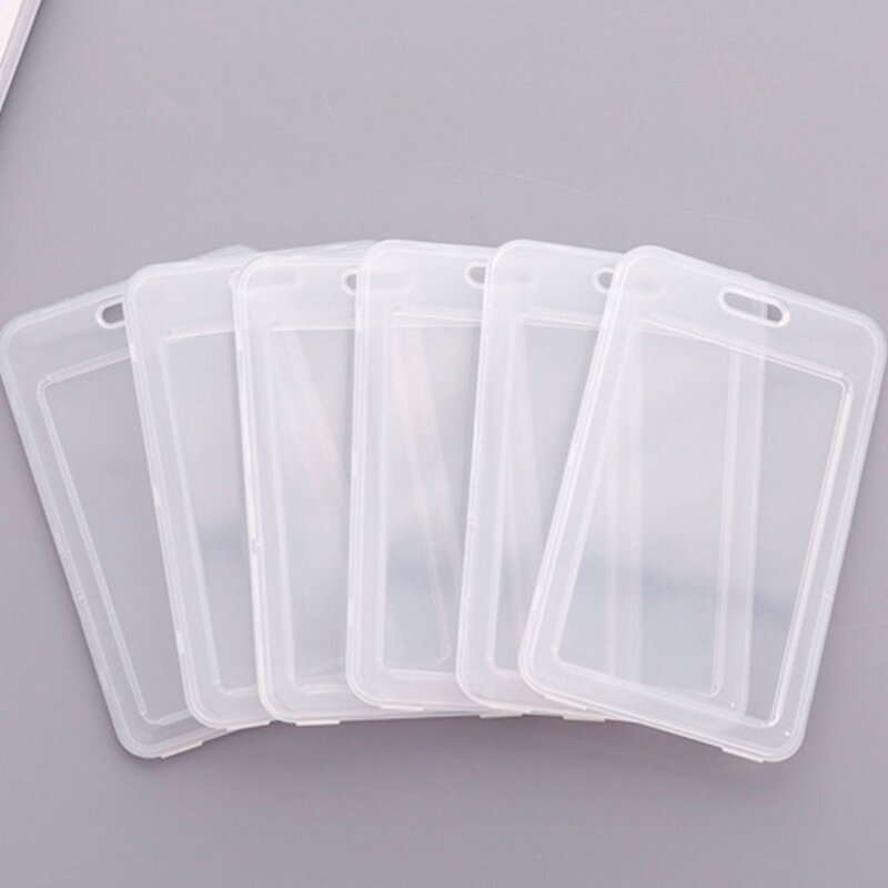 Transparent Card Cover Women Men Student Bus Cards Holder for Case Protect