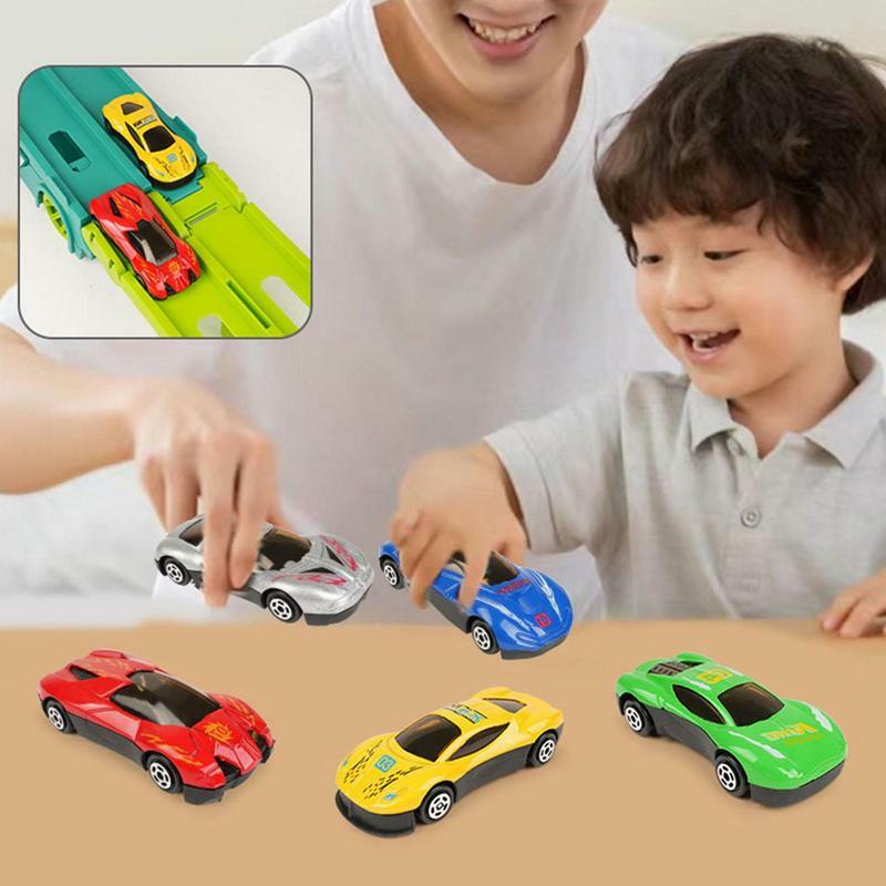Transporter Truck Toy Three-Layer Carrier Car Models Educational Toy Gift For Children Boys and Girls birthday Christmas