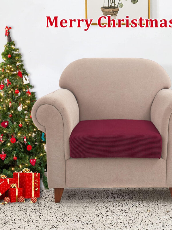 Sofa Couch Cushion Covers Sofa Seat Slipcover, Armchair Furniture Protector for Camper, Soft Flexibility Chair Cushion Cover