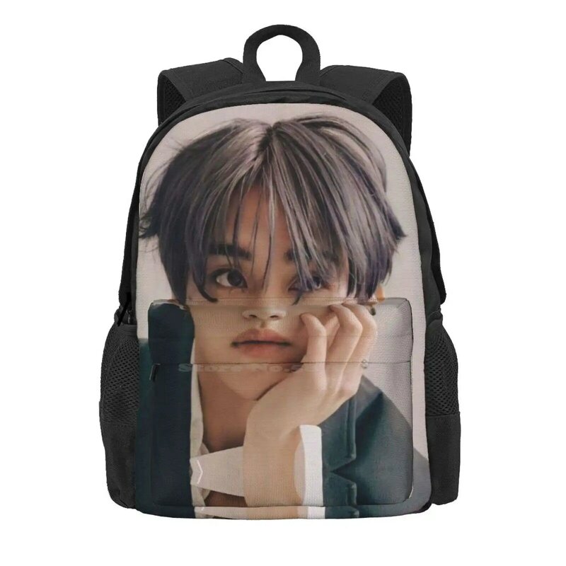 Lee wissen Rucksack für Schüler Schule Laptop Reisetasche Lee wissen Lee min ho Minho Lino streunende Kinder Skz bleiben heiß beliebte Trend