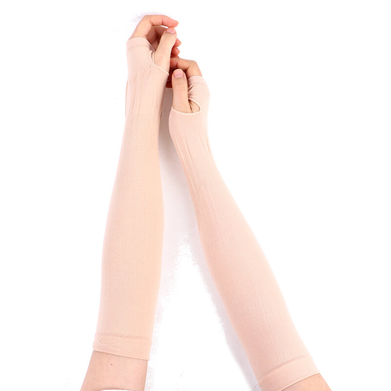 Ice Silk Sleeve ครีมกันแดดแขนแขน Uv Sun Protect Anti-Slip ฤดูร้อนผู้ชายผู้หญิงถุงมือขี่กลางแจ้ง
