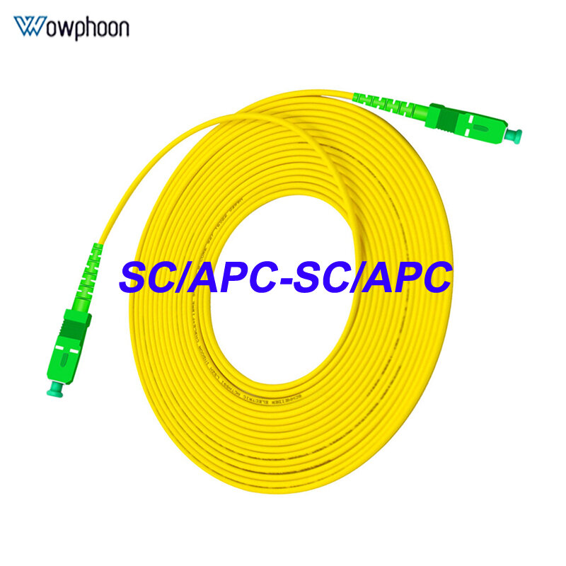 Darmowa wysyłka SC/APC-SC/APC SX FTTH światłowodowy przewód zanurzeniowy Patch Cord SM 3.0MM kabel Jumper światłowodowe