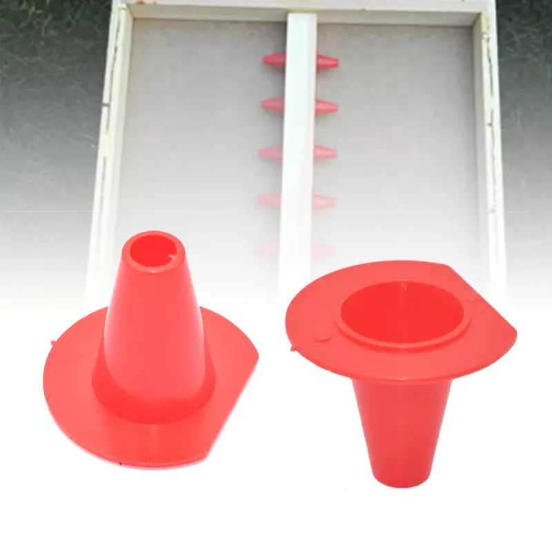50PCS/Lot Beekeeping Tool Cone Bee Plastic Escape Device Beehive Nest Door Bees Access In Out Control Beehive Escape Boards