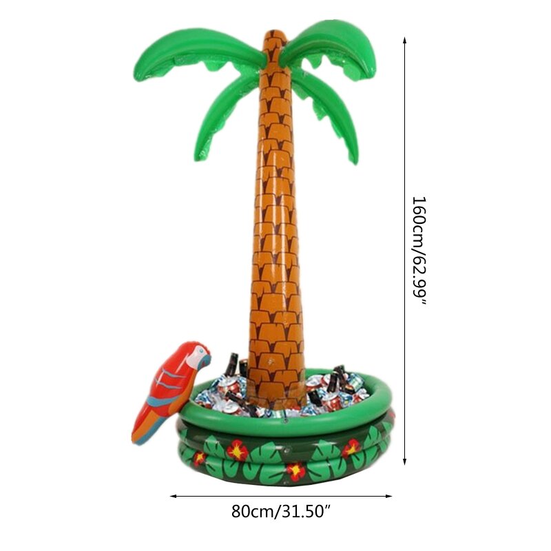어린이 열대 소파 풍선 폭파 장난감 야자 나무 정원 Dropship에 대한 코코넛을 두꺼워