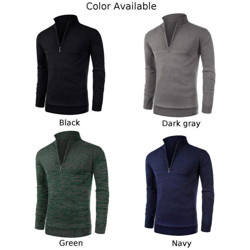 Pullover Sweater Daily Holiday Brand New Casual Keep Warm Knit Top Long Sleeve Male Medium Stretch Men Sweatshirt