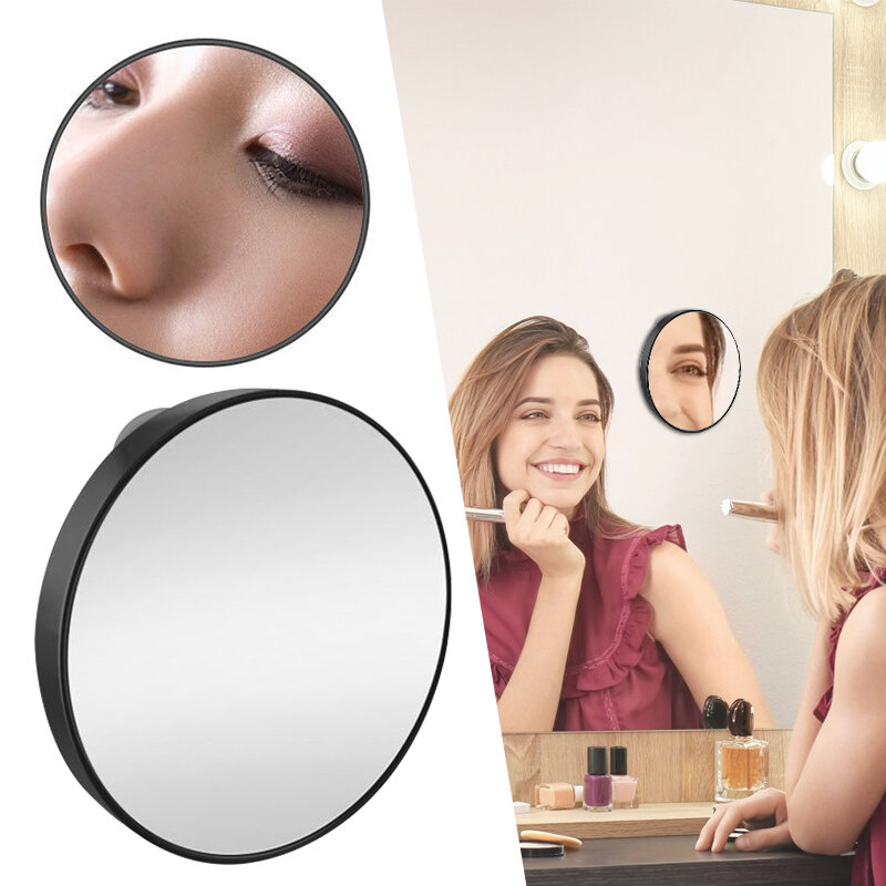 Miroir de grossissement durable avec ventouse, grossissement des points noirs, compact, élimine les pores d'acné, outil de maquillage, HOMakeup, 30x