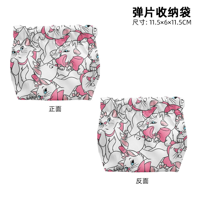 Disney Marie Cat T8840 slip Anime portamonete borsa per il trucco del fumetto borse Casual borsa per la conservazione delle carte regalo Unisex