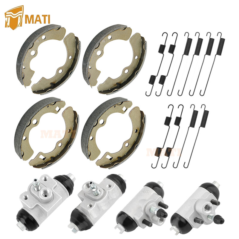 MATI Wheel Cylinder Brake Shoe Front Rear All for Kawasaki Mule 1000 2010 2020 2030 2500 2510 2520 3000 3010 3020 4000 4010