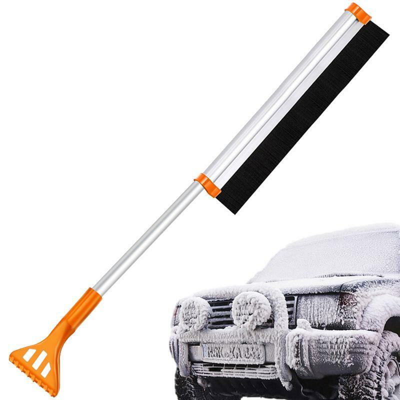 Многофункциональный Зимний автомобильный скребок для льда с эргономичной ручкой из пенопласта, съемный инструмент для чистки, скребок, молдинги для автомобиля и улицы