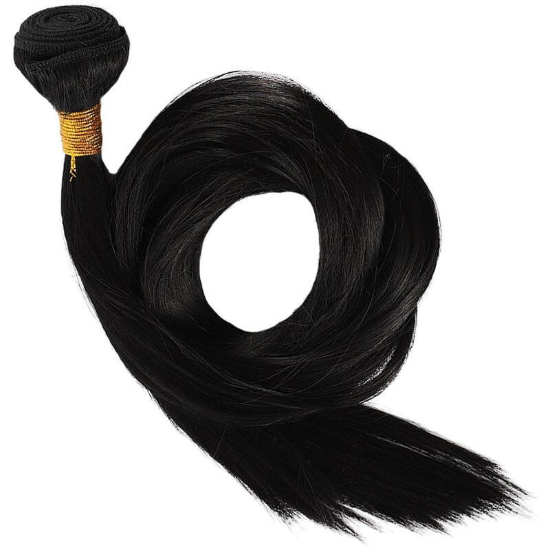 30 pollici coulisse dritto dritto vergine Remy capelli brasiliani intrecciati mazzo di capelli parrucca estesa 1 fascio