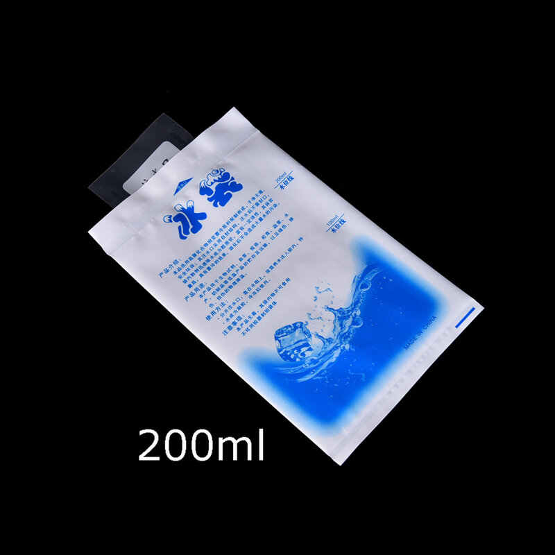 5 قطعة 100/200/400 مللي حزمة الجليد الباردة الفورية ل التبريد العلاج الطوارئ الغذاء تخزين الألم الإغاثة سلامة بقاء أداة خارجية