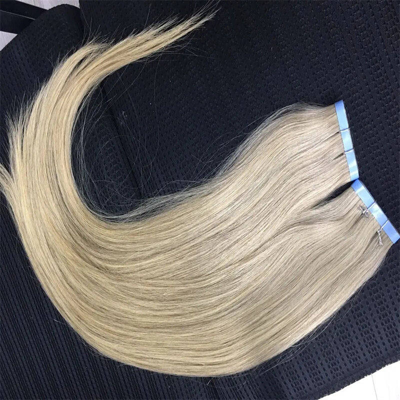 Full Highlight Injection Tape ins Hair Extension Human Hair Seamless Tape in Human Hair Extensions Invisible Hair Extensions