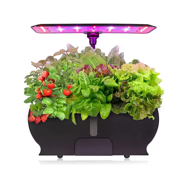 Système hydroponique LED automatique, jardinière intérieure intelligente pour serre, installation verticale domestique