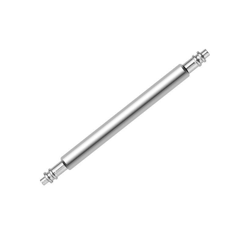 Full Stainless Steel Spring Pins para Watch Band, Release Bars, Strap Replacement, Straight Pin, 10mm a 27mm, 1.3mm, 1.5mm, 1.8mm, 20Pcs