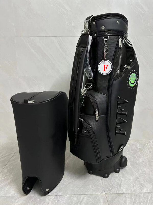 Golf Bag 2024 New Golf Club Bag With Wheels Unisex Pulley Bag