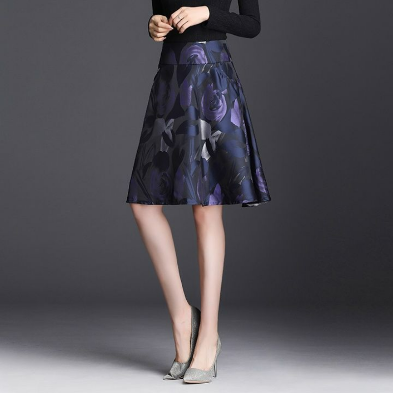 Летняя новая корейская модная юбка трапециевидной формы составного кроя с рисунком планшетов, на молнии, с высокой талией, пышная юбка, элегантная плиссированная юбка 2024