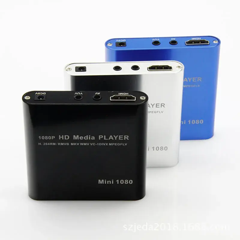 HDD 멀티미디어 플레이어 풀 HD 1080P USB 외장 미디어 플레이어, SD 미디어 TV 박스 포함, MKV H.264 RMVB WMV HDD 플레이어 21 지원