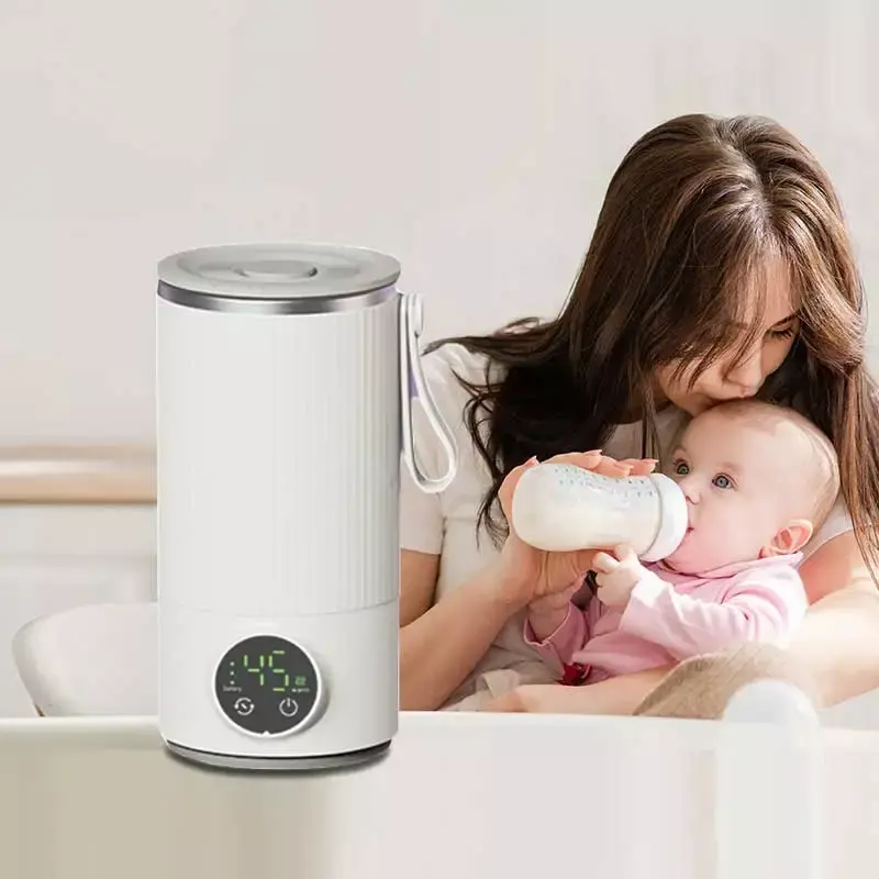 Portable Recharging Baby Bottle Warmer for Breast Milk Newborn Baby Feeding Bottle Warmer Baby Accessories for Travel