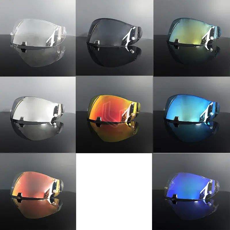 Visière de casque de moto anti-UV PC, lentille de remplacement, modèle r1, fumée sombre, Scorpion Exo 1400 Carbon, R1 Air EXO 520