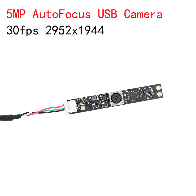 AutoFocus-Webcam 5MP, 30FPS,OV5693,2592x1944,5 mégapFête els, pour Raspberry Pie, Android, Linux, Windows