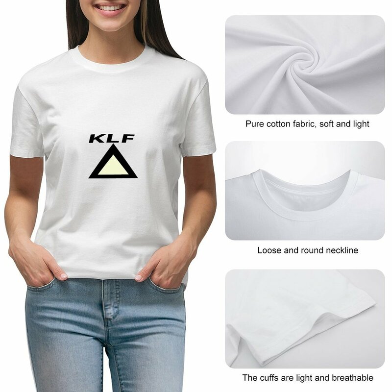 KLF , KLF CLSSIC t-shirt vestiti estetici camicia con stampa animalier per ragazze divertenti camicie strette per le donne