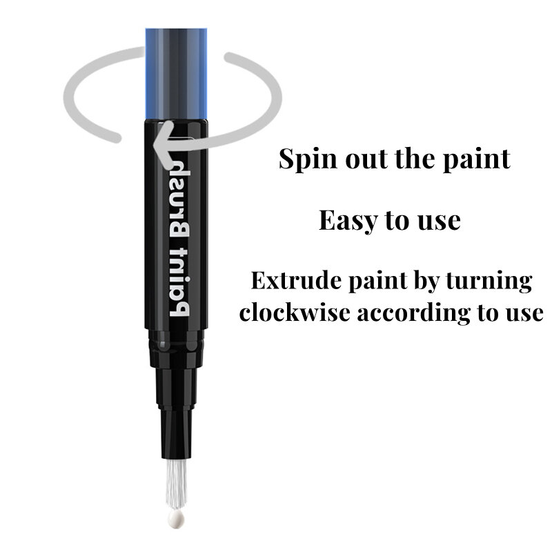 รถปากกาทาสีแปรง Touch-Up ปากกา Scratch ฟื้นฟูซ่อมแซมเติมดินสอลูก Descratch ปวดปากกา