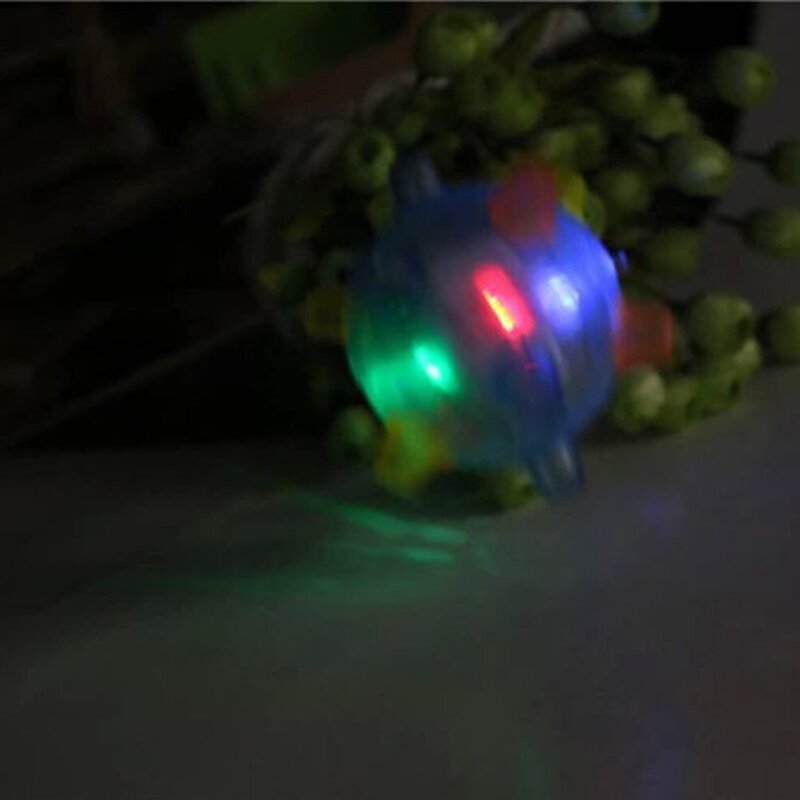 Nueva iluminación musical, bola luminosa intermitente, juguete interactivo para mascotas, iluminación para perros y gatos que rebota, bolas vibratorias