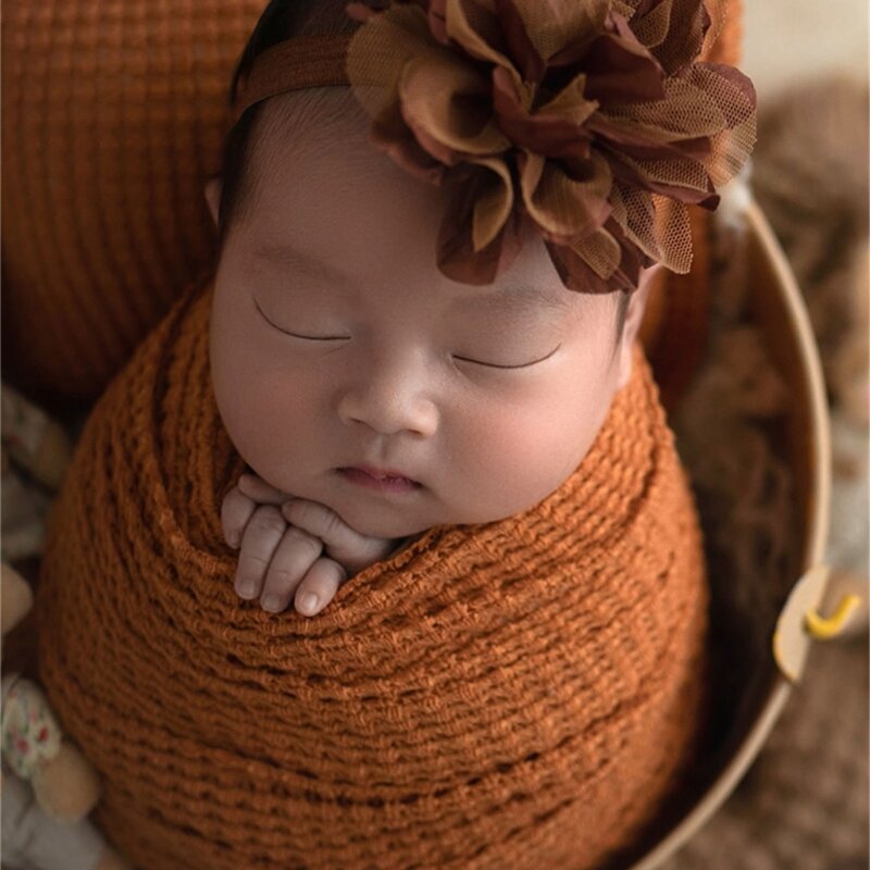 Neugeborene Fotografie Requisiten Wickelt uch Kissen Set elastische Baby Studio Fotoshooting Wickel decke mit passenden posieren Kissen