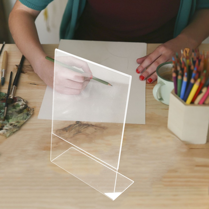 Haushalt schräg erhöht Zeichnung Tablet-Halter Zeichnung Schreiben Malerei Unterstützung Rack Acryl Laptop-Halter