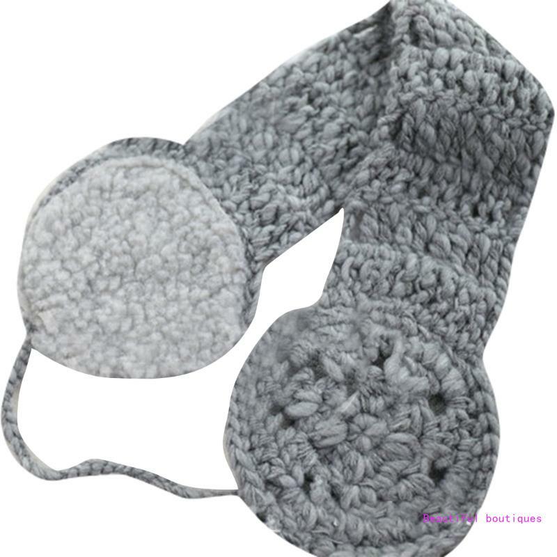 Knit Earflap Ear Muff Crochet Ear Warmer Headband Knit Earmuffs For Women DropShip