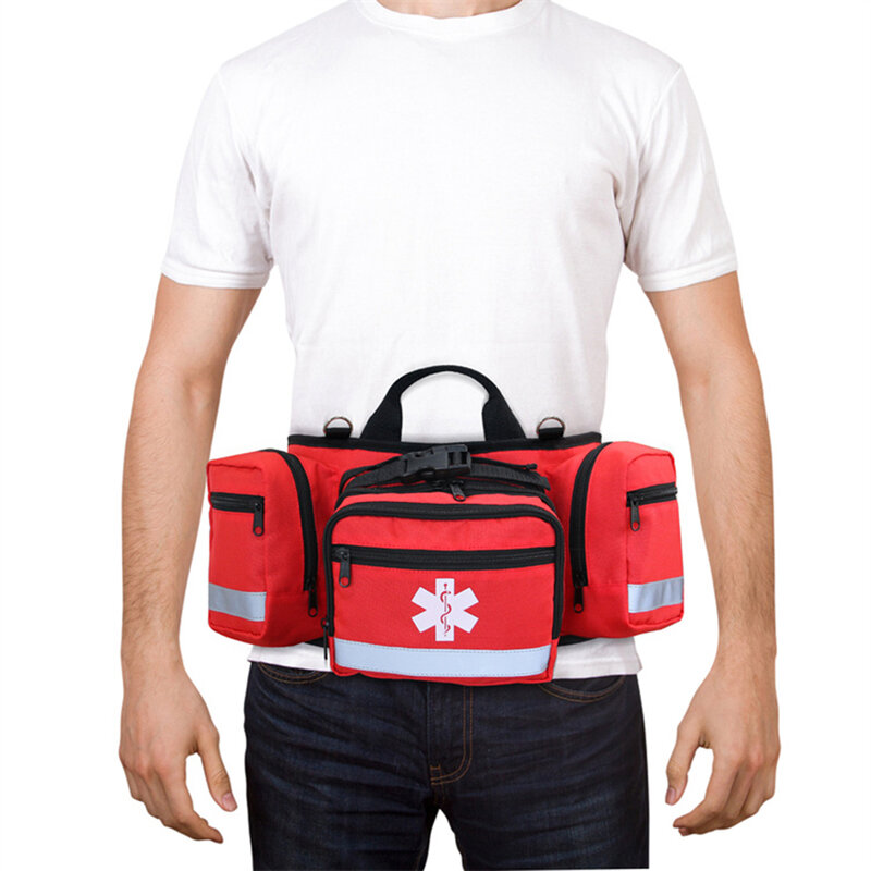 Medical First Aid Kit Bag Portable Storage Bag Emergency Bags Climbing Camping Survival Disaster Big Capacity Camping Equipment