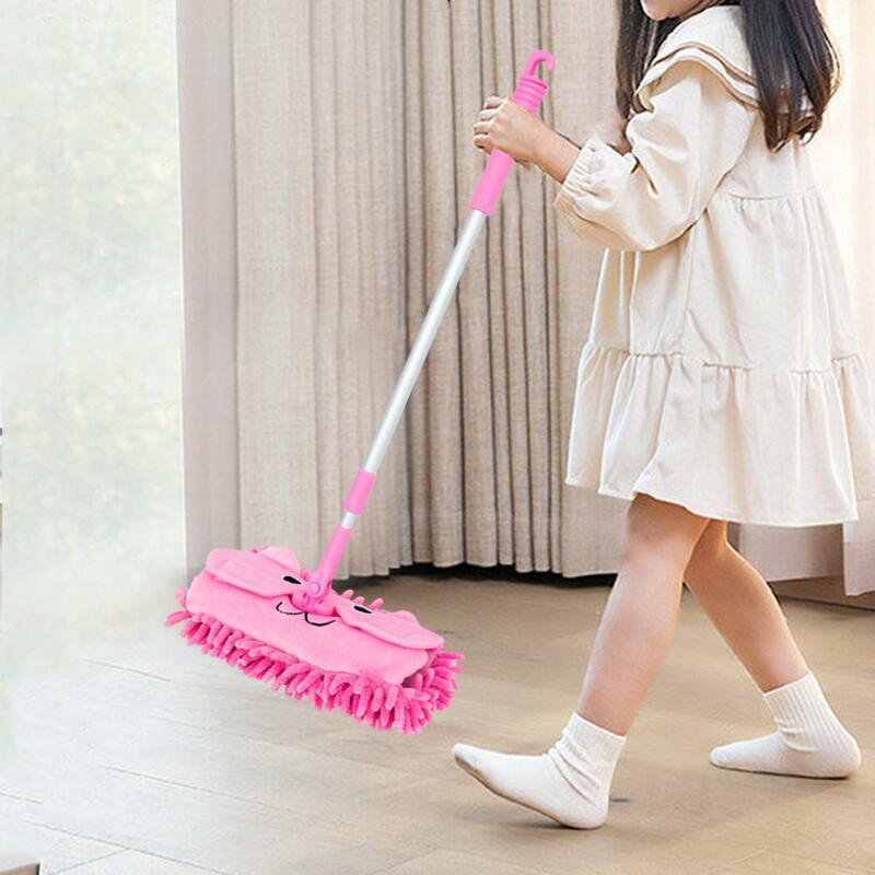 Mini Mop zabawka dla dzieci, udawanie zabawy, urządzenia do oczyszczania sprzątania, rozwojowa zabawka dla dzieci w wieku przedszkolnym do czyszczenia do prac domowych