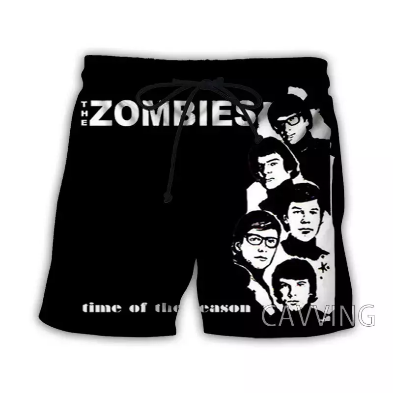 CAVVING 3D Printed  The Zombies Rock  Summer Beach Shorts Streetwear Quick Dry Casual Shorts Sweat Shorts for Women/men