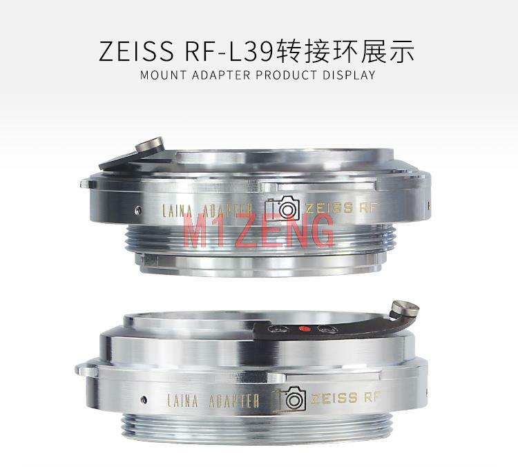 Zeiss-RF-L39 Anel Adaptador para Panasonic Contax, Lente de Montagem RF S para Montagem em Parafuso Leica, 39mm, L39, M39, Sony, Olympus, Panasonic, Fuji Camera
