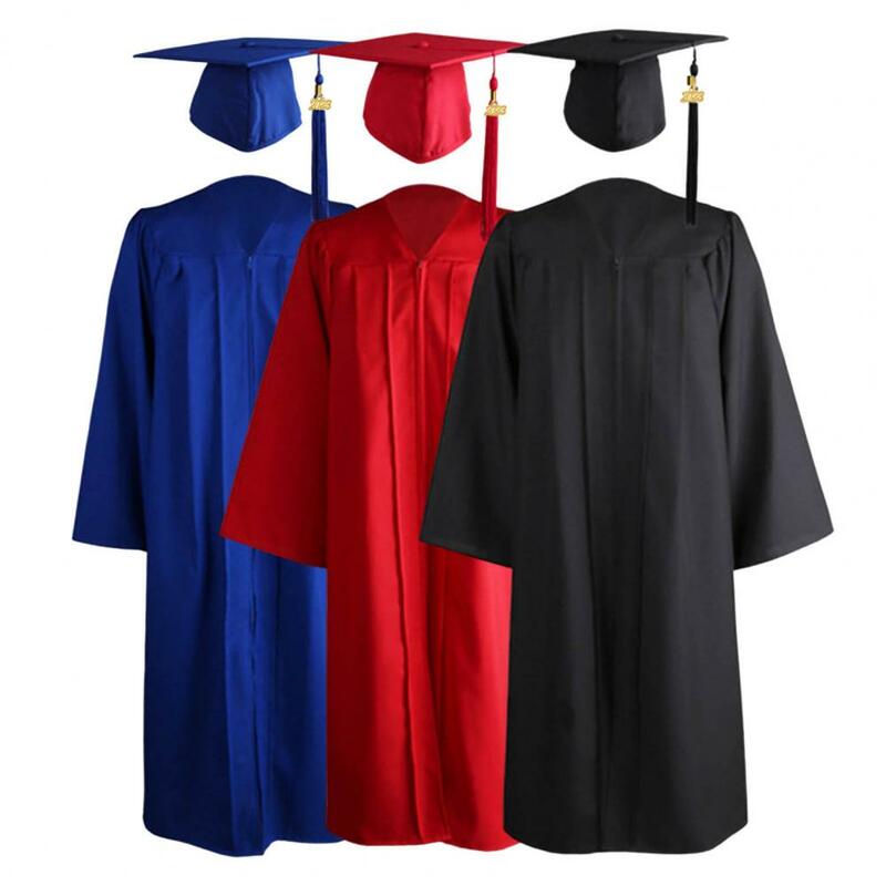 Fato De Graduação Com Borla, Vestido Acadêmico, Graduados Universitários, 1 Conjunto, 2023