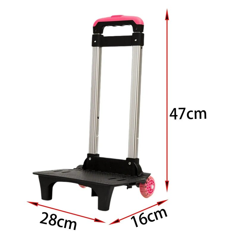 Stair Climbing Cart Folding Hand Cart Trolley Cart for Home Moving Schoolbag