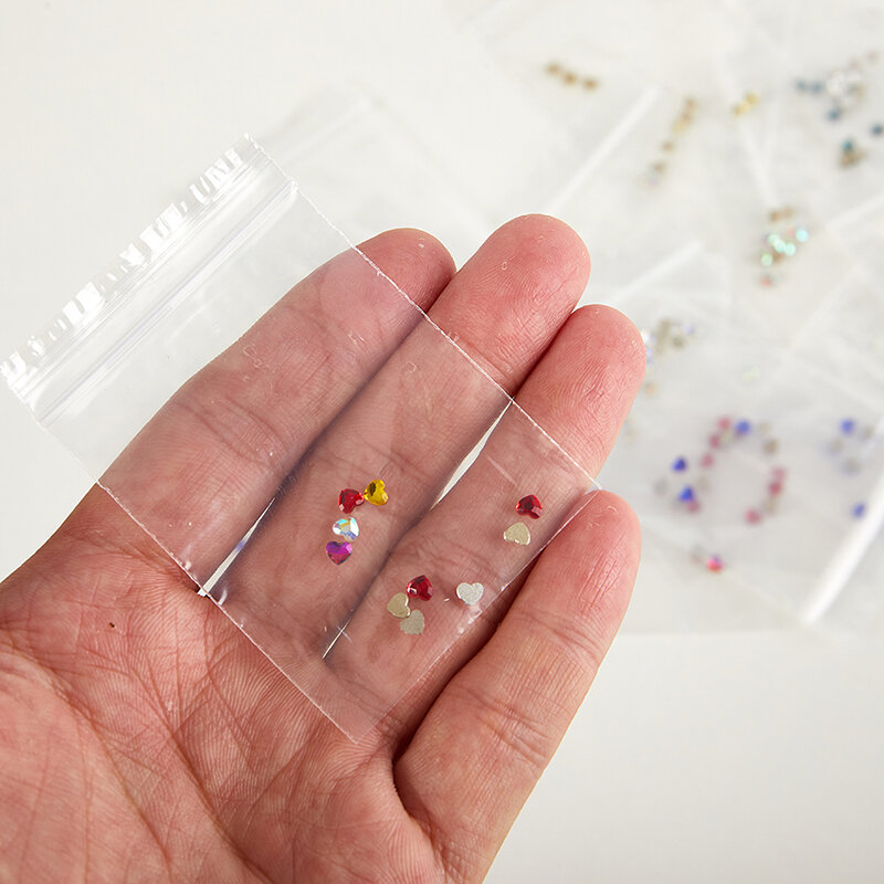 10 szt. 3mm dentystyczne klejnoty kryształowy diament ozdoba w kształcie serca kolor zębów biżuteria proteza akrylowa dekoracja zębów