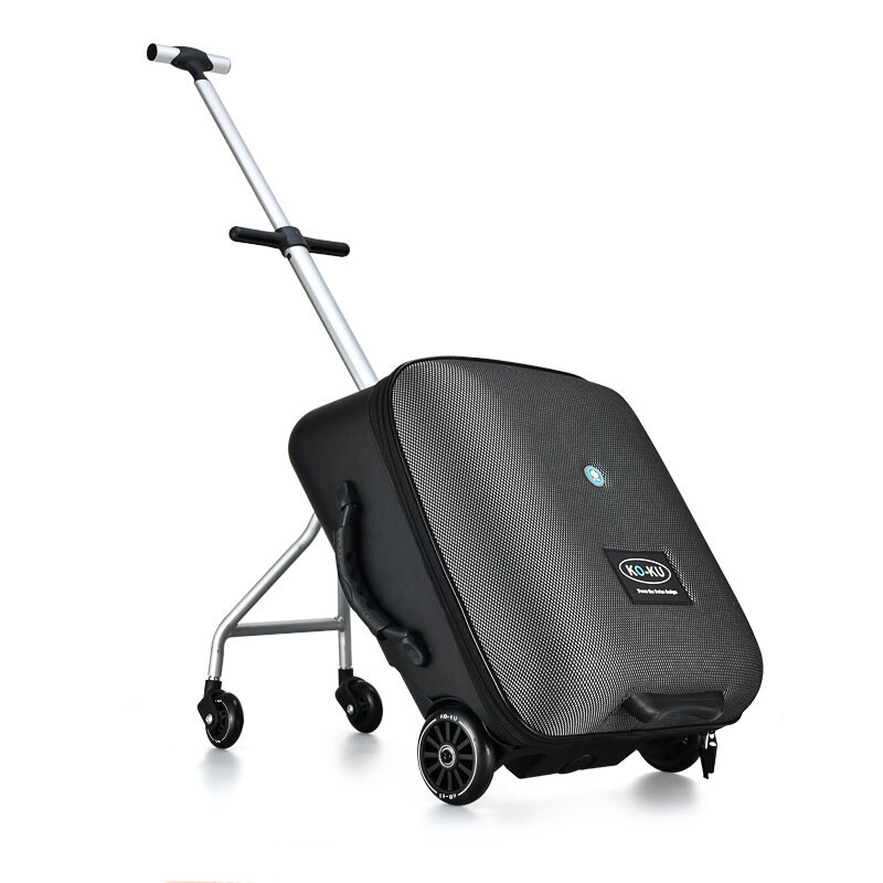 Новый дизайн, Детский чемодан для сидения на самокате, Детский чемодан для путешествий, сумка для посадки, скейтборда, креативная тележка