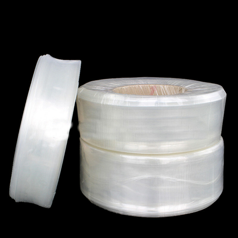 Tubo termorretráctil transparente 2:1, envoltura retráctil de 22mm, 25mm, 30mm, 35mm, 40mm, 50mm, 60mm, 1 metro por lote