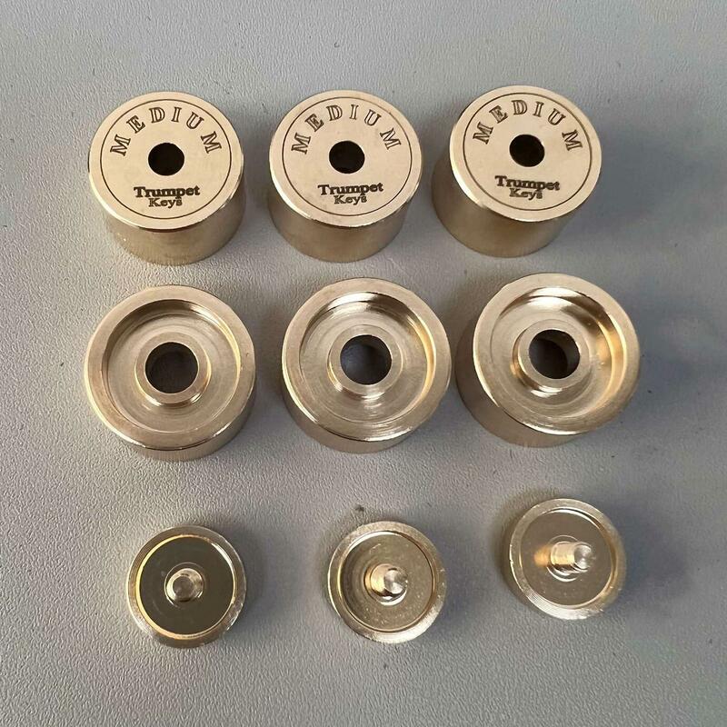 9x Trumpets Caps Trumpet Heavy Bottom Caps for Replace