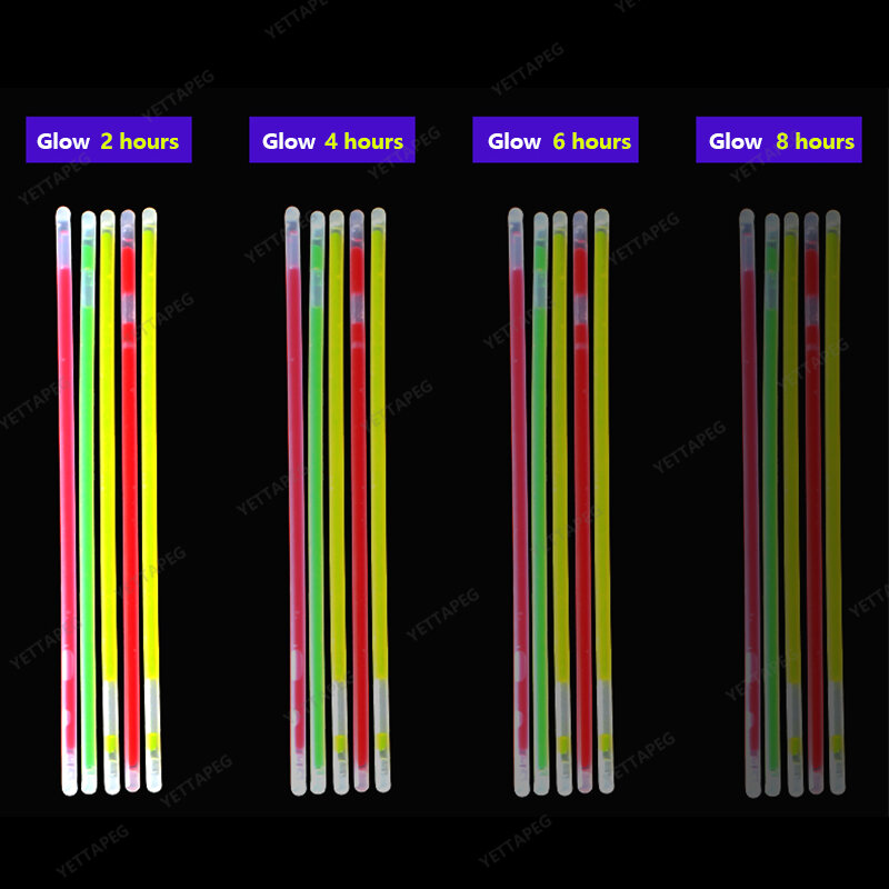 20/50/100 sztuk Glow Sticks fluorescencji zaopatrzenie firm Glow naszyjniki bransoletki dla Neon dekoracje świąteczne wesele Halloween Decor