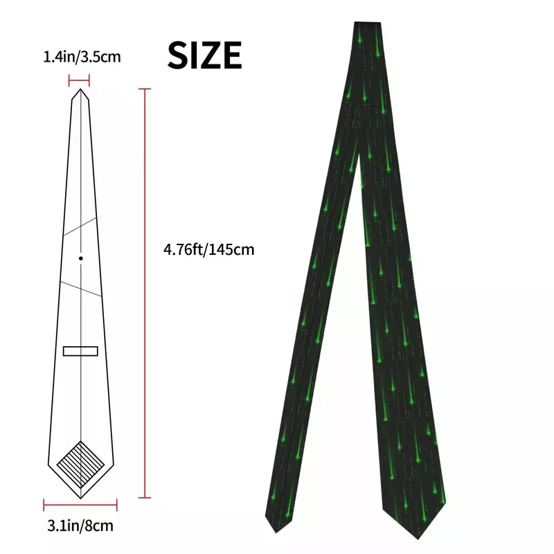 Мужской Классический шелковый галстук с программируемым кодом, Свадебный галстук с матричным кодом