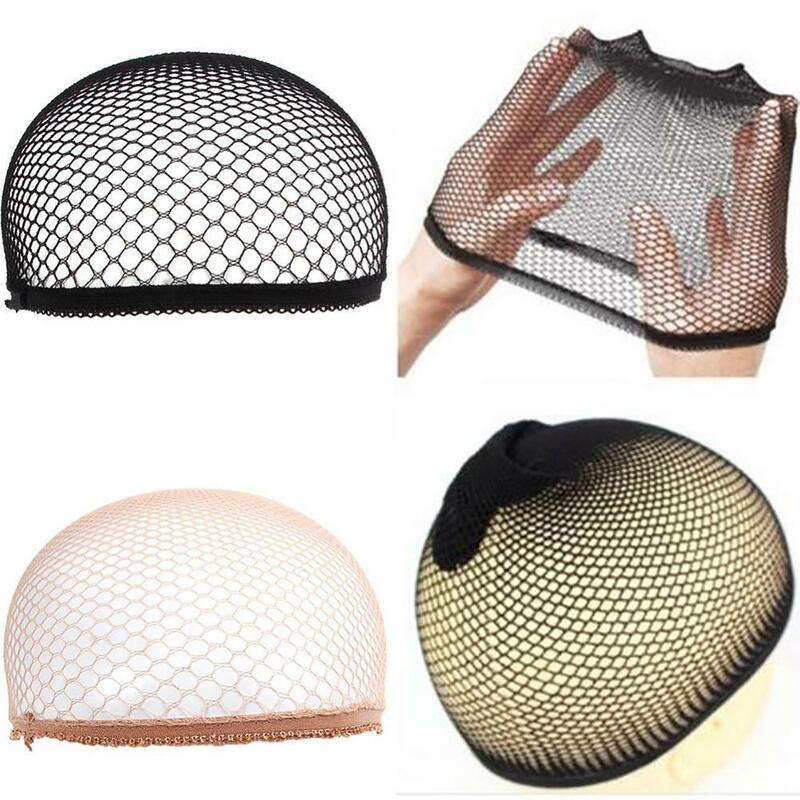 HD Wig Cap Elastic Breathable Invisible Wig Caps Stretch Mesh Weaving Wig Cap Cloth Hair Nets Hairnet Snood Cosplay Hairnets