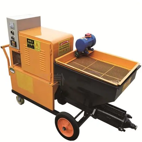 A máquina de pulverização elétrica do almofariz do cimento da parede, pulverização do emplastro, comunica o apelo do produto, 220V