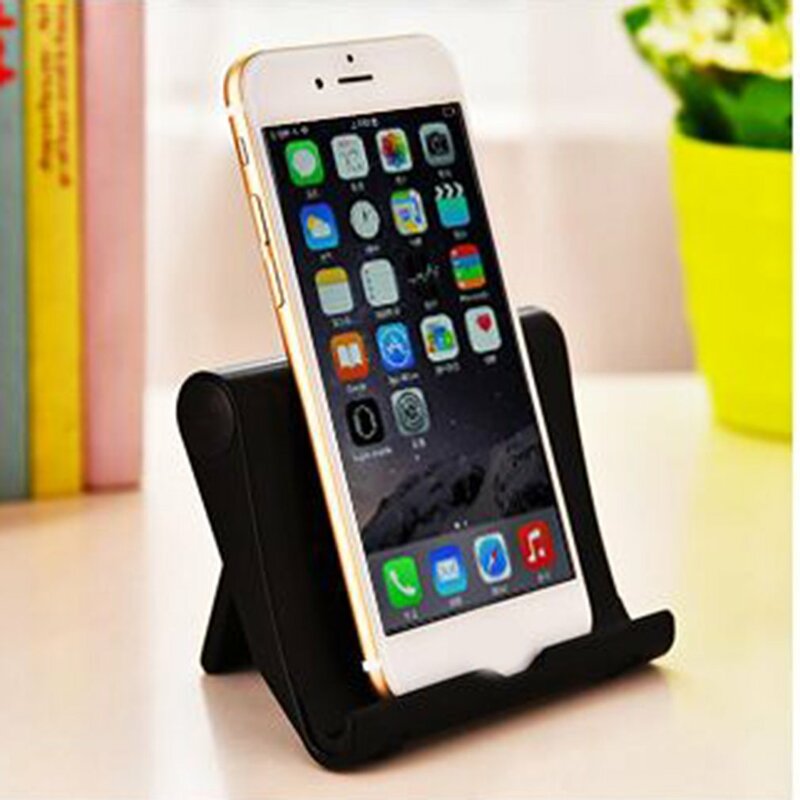 Soporte de escritorio ajustable para teléfono móvil, trípode de plástico plegable, Universal, antideslizante, 7 colores