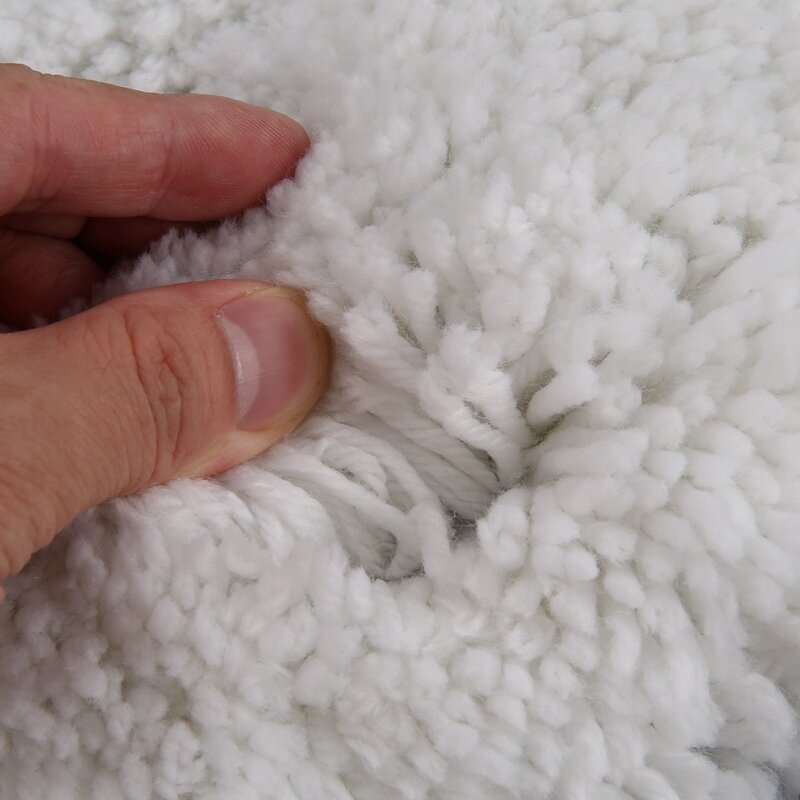 Almohadilla de capó de pulido para coche, almohadilla de lana suave y limpia de 7 pulgadas y 180Mm, 2 unidades