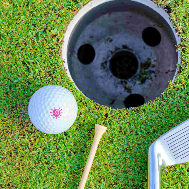 Timbres de balle de golf en forme de soleil, marqueur de balle de golf, tampon de balle de golf, outil de marquage abrasif pour les apprenants, cadeau de golfeur