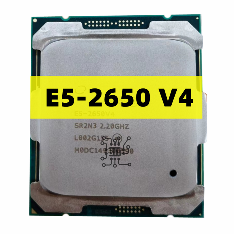 Xeon CPU E5 + V4 معالج ، SR2N3 ، 12-Cores ، 30M ، LGA-3 ، 1.2 V4 ، شحن مجاني