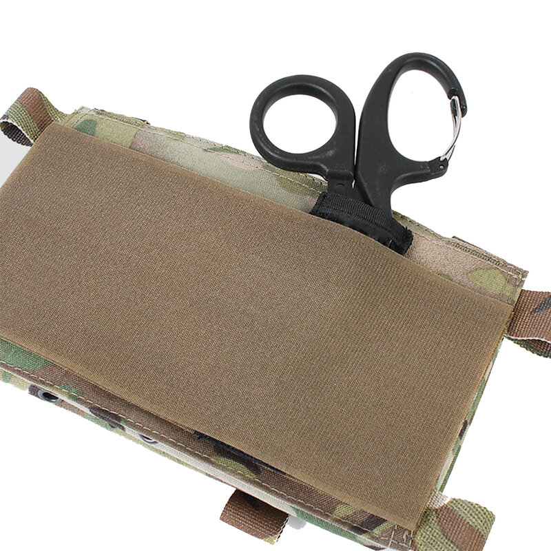 Chest Mounted Medical Scissor Guard for Hunting and Mountaineering, Hook and Loop Airsoft Paintball Tactical Scissor Guard